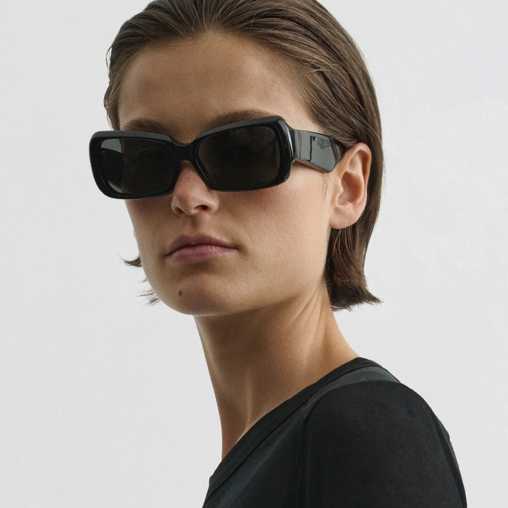 SCORE SUNGLASSES | black acetate