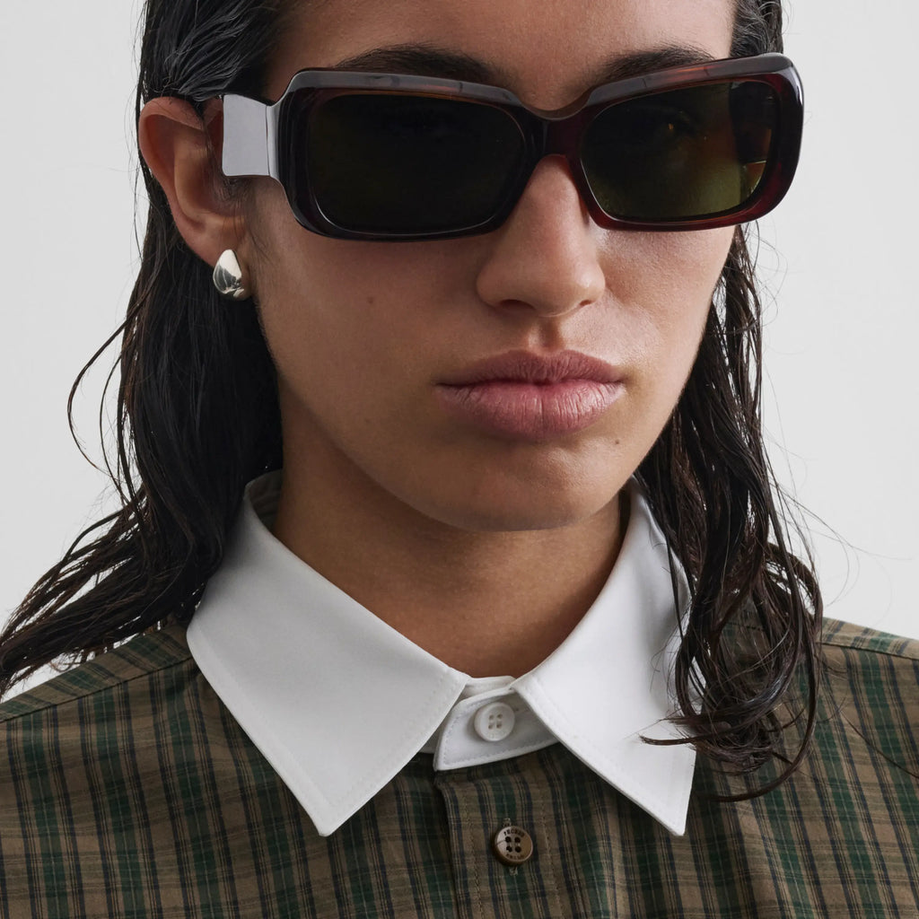SCORE SUNGLASSES | brown tortoiseshell acetate