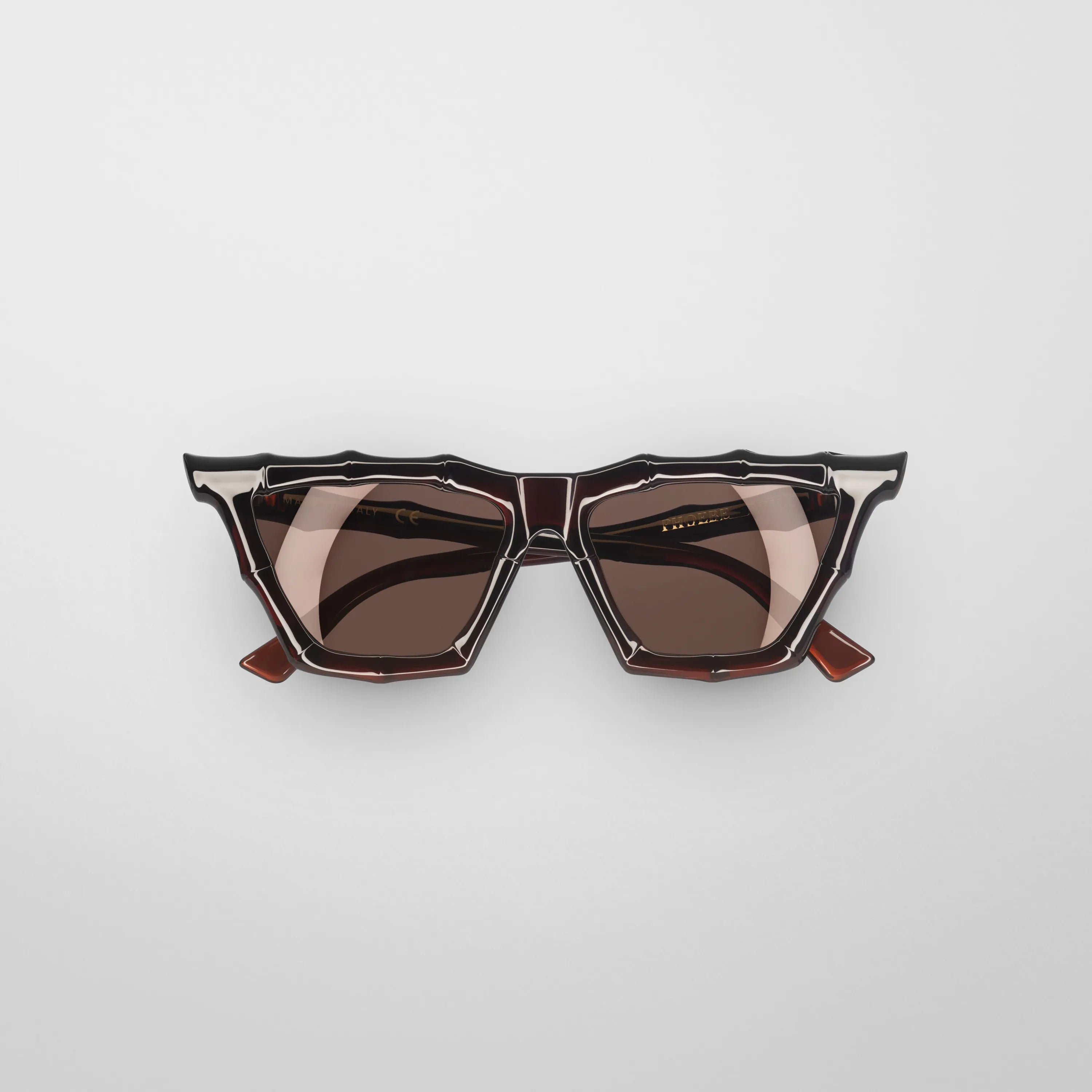 BAMBOO SUNGLASSES | dark brown rilsan