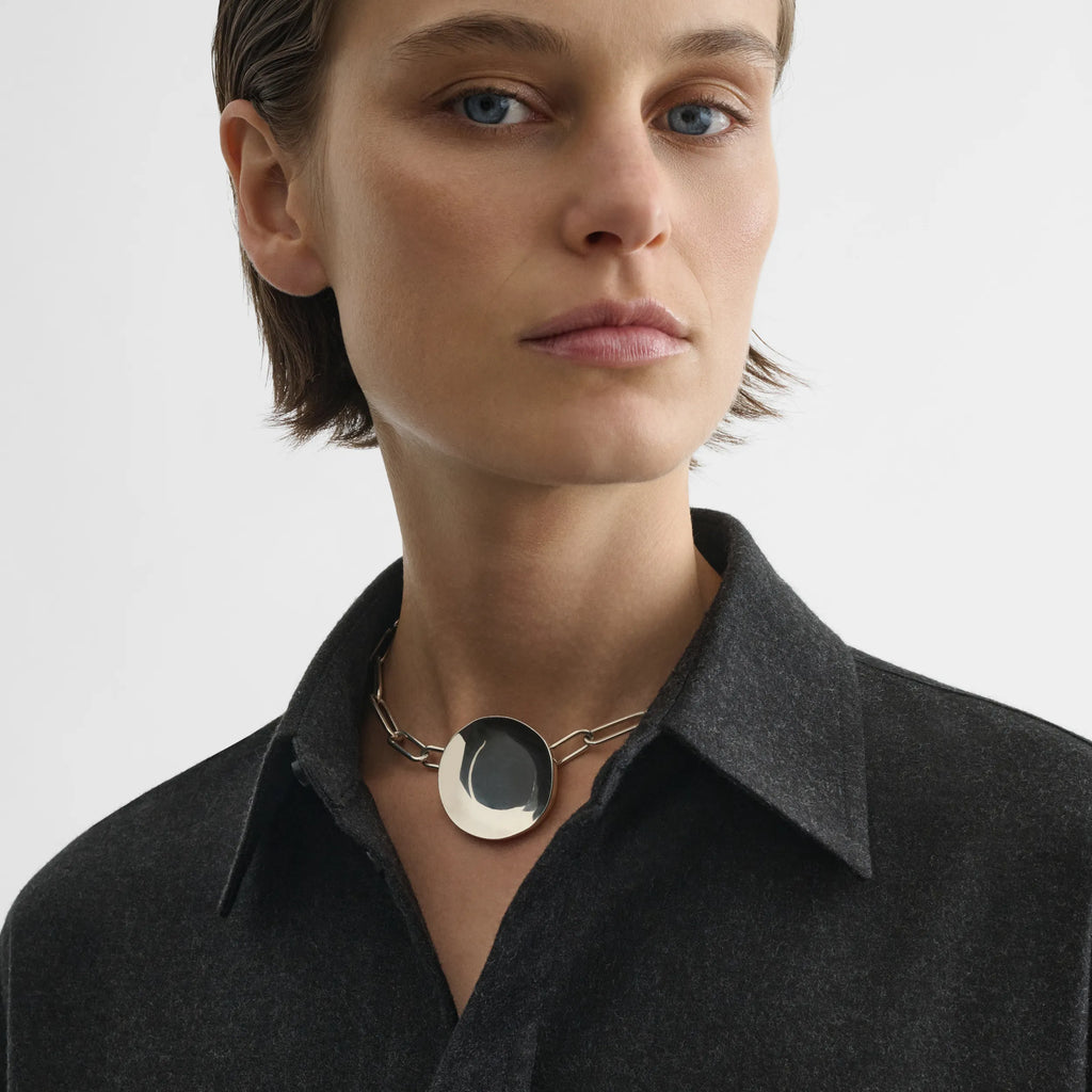 MEDALLION NECKLACE | sterling silver