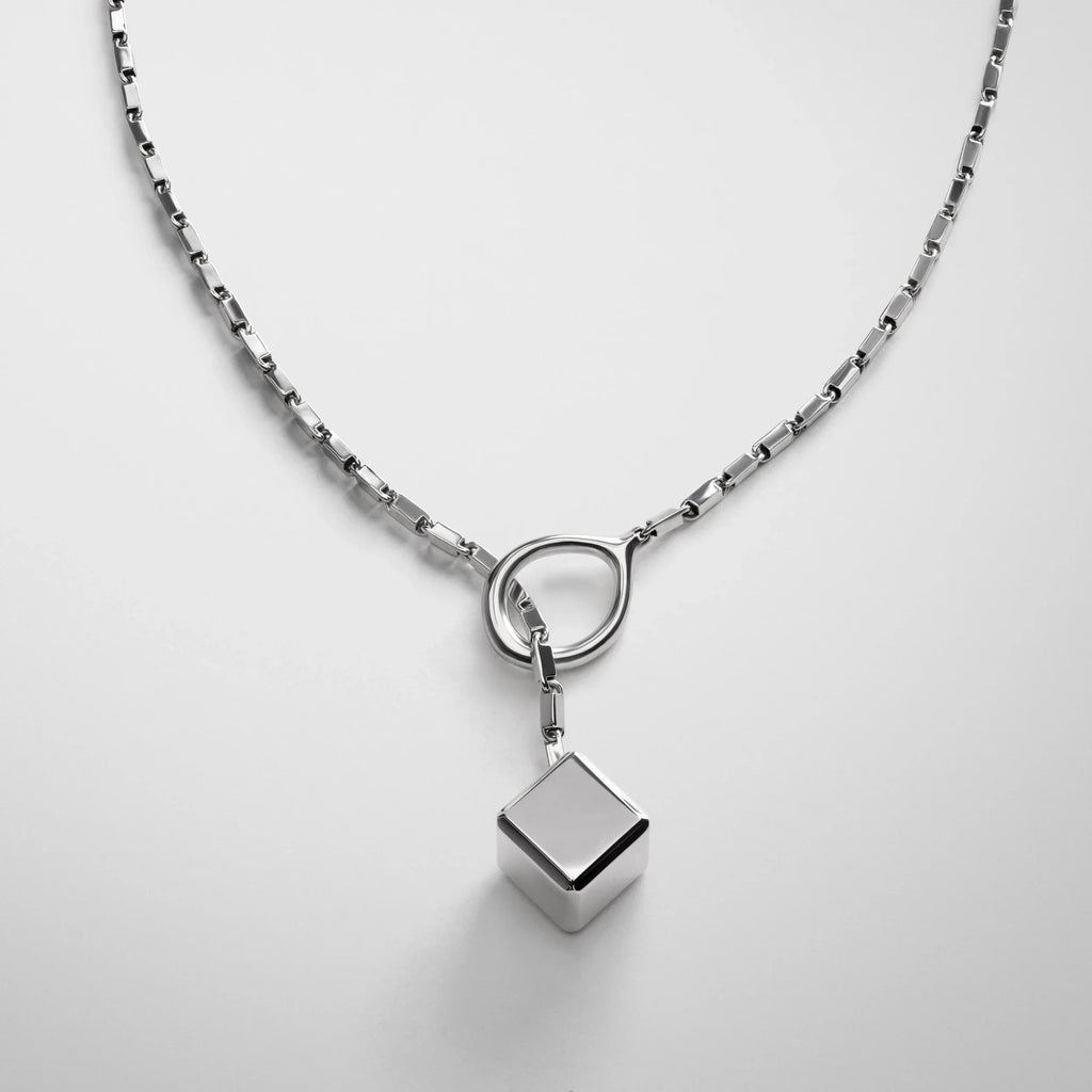 HOOP TIE PENDANT | sterling silver
