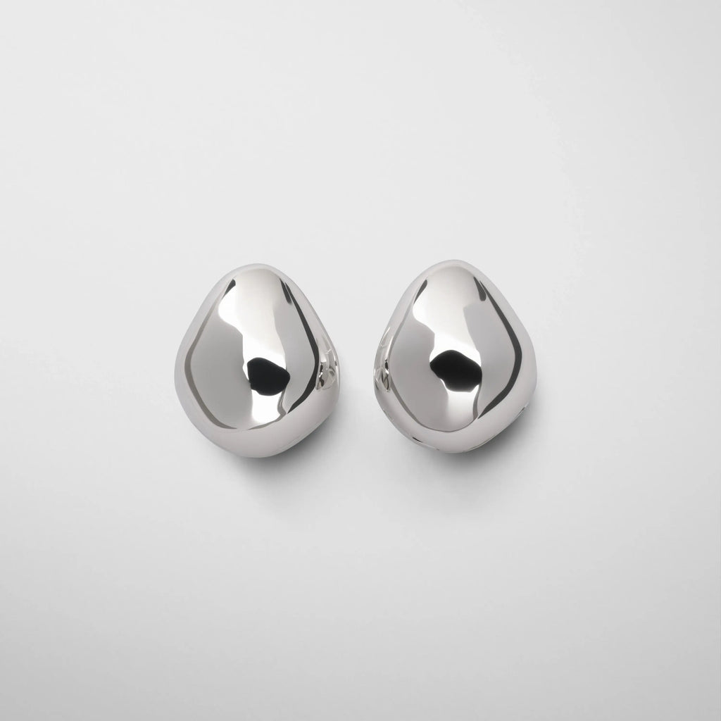 PEBBLE STUD EARRINGS | sterling silver