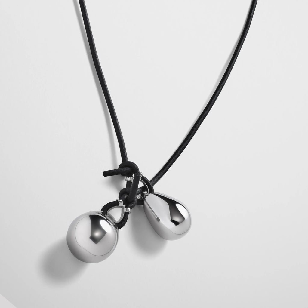 PEBBLE DUO PENDANT | sterling silver