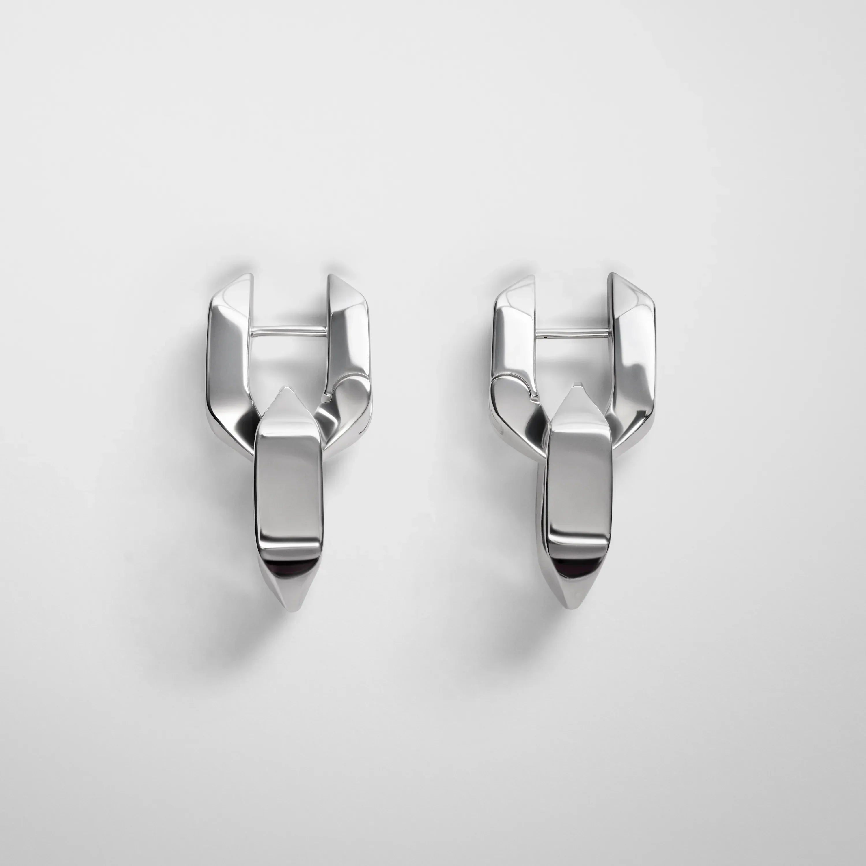 CHAIN LINK EARRINGS | sterling silver