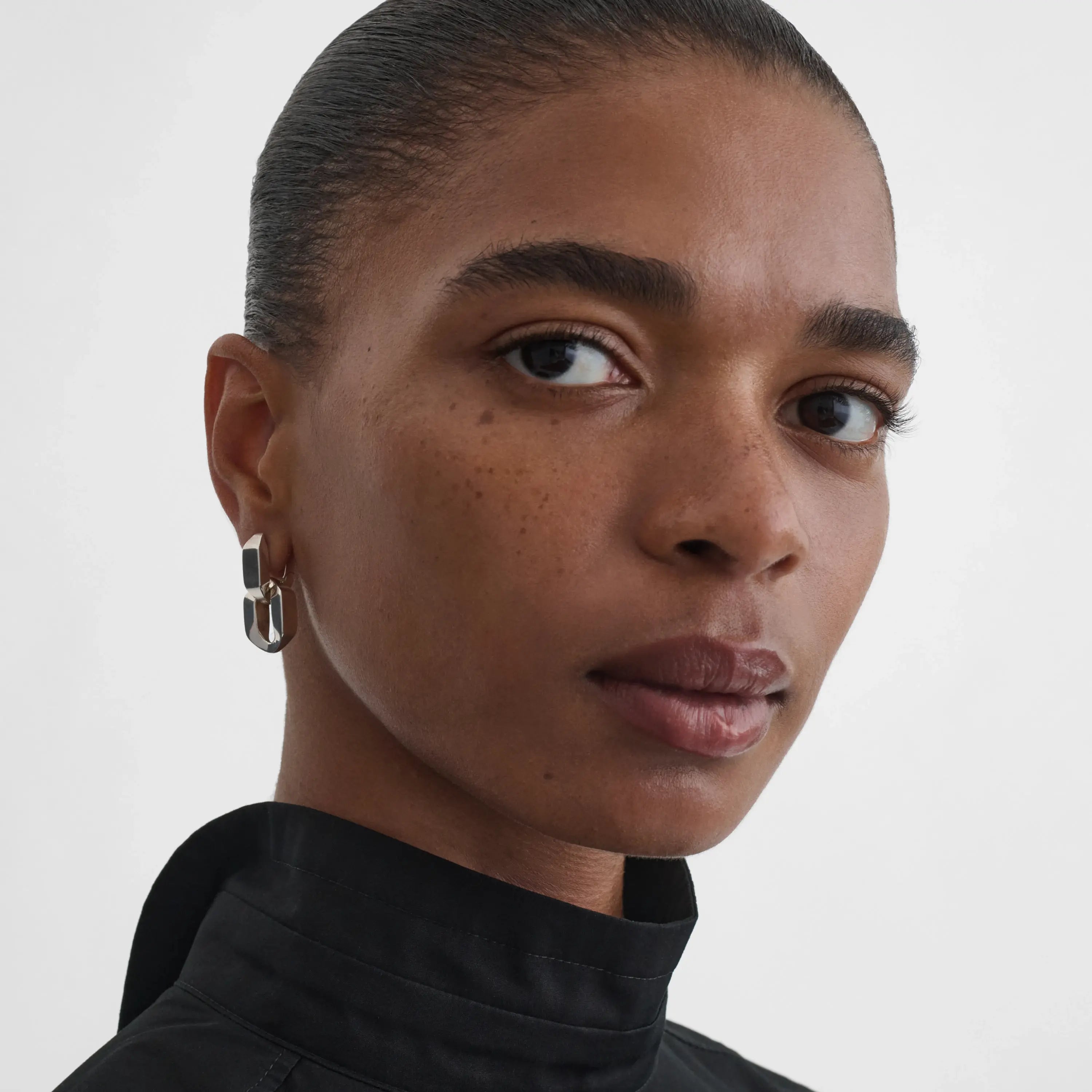 CHAIN LINK EARRINGS | sterling silver