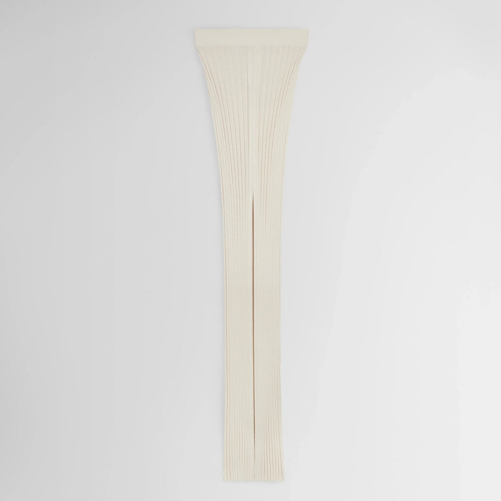 RIB SKIRT | cream cotton viscose