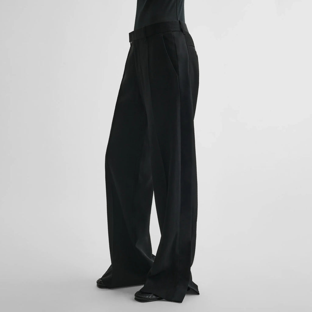 TUX TROUSERS | black viscose