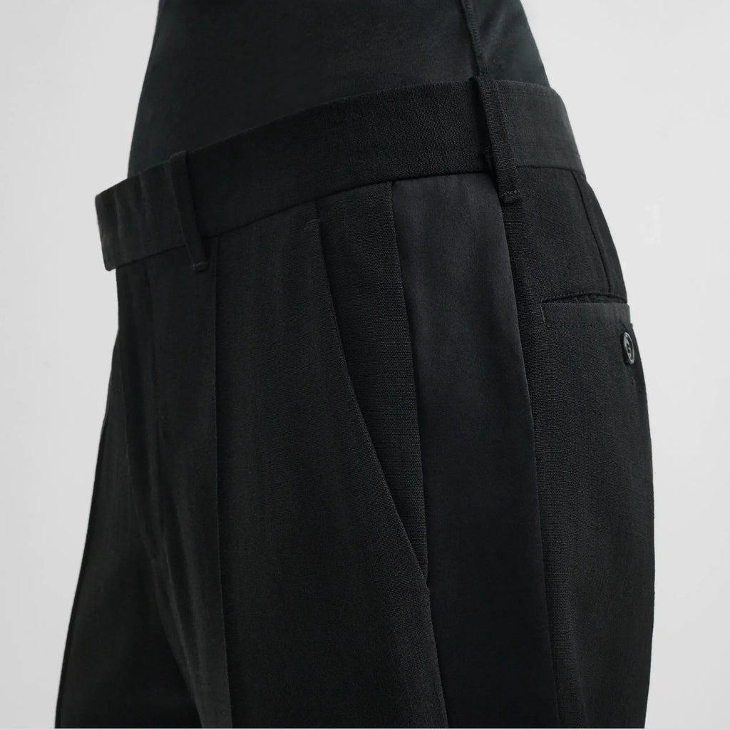 TUX TROUSERS | black viscose