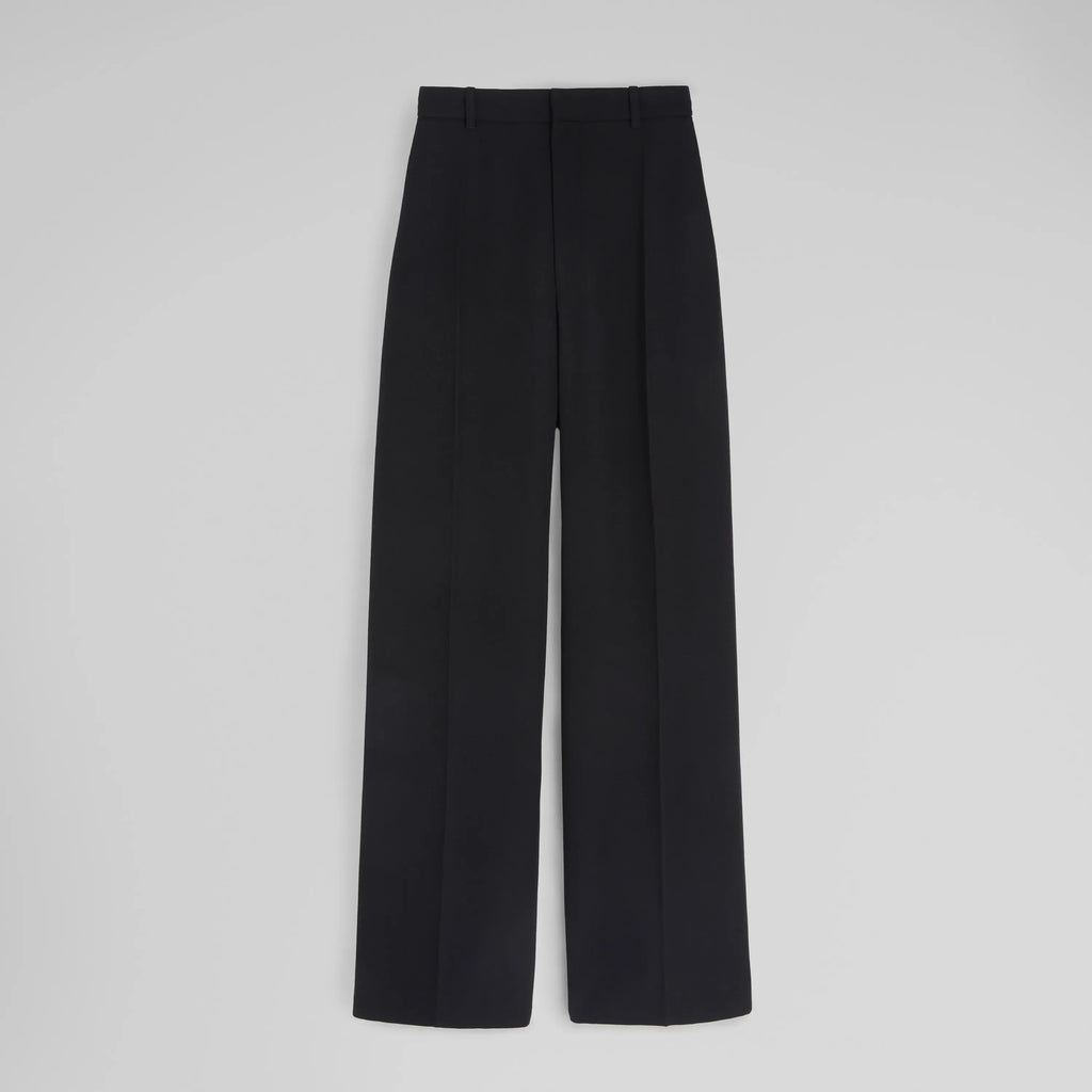 ZIP TROUSERS | black wool