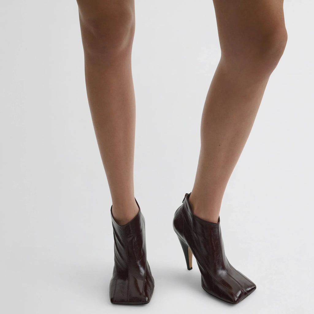 TILT ANKLE BOOT | oxblood leather