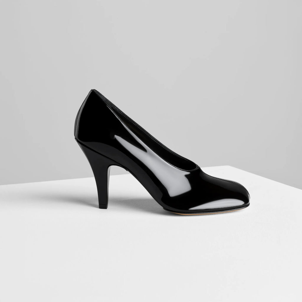 SOFT PUMP 90 | black patent leather