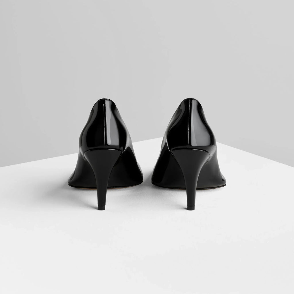 SOFT PUMP 90 | black patent leather