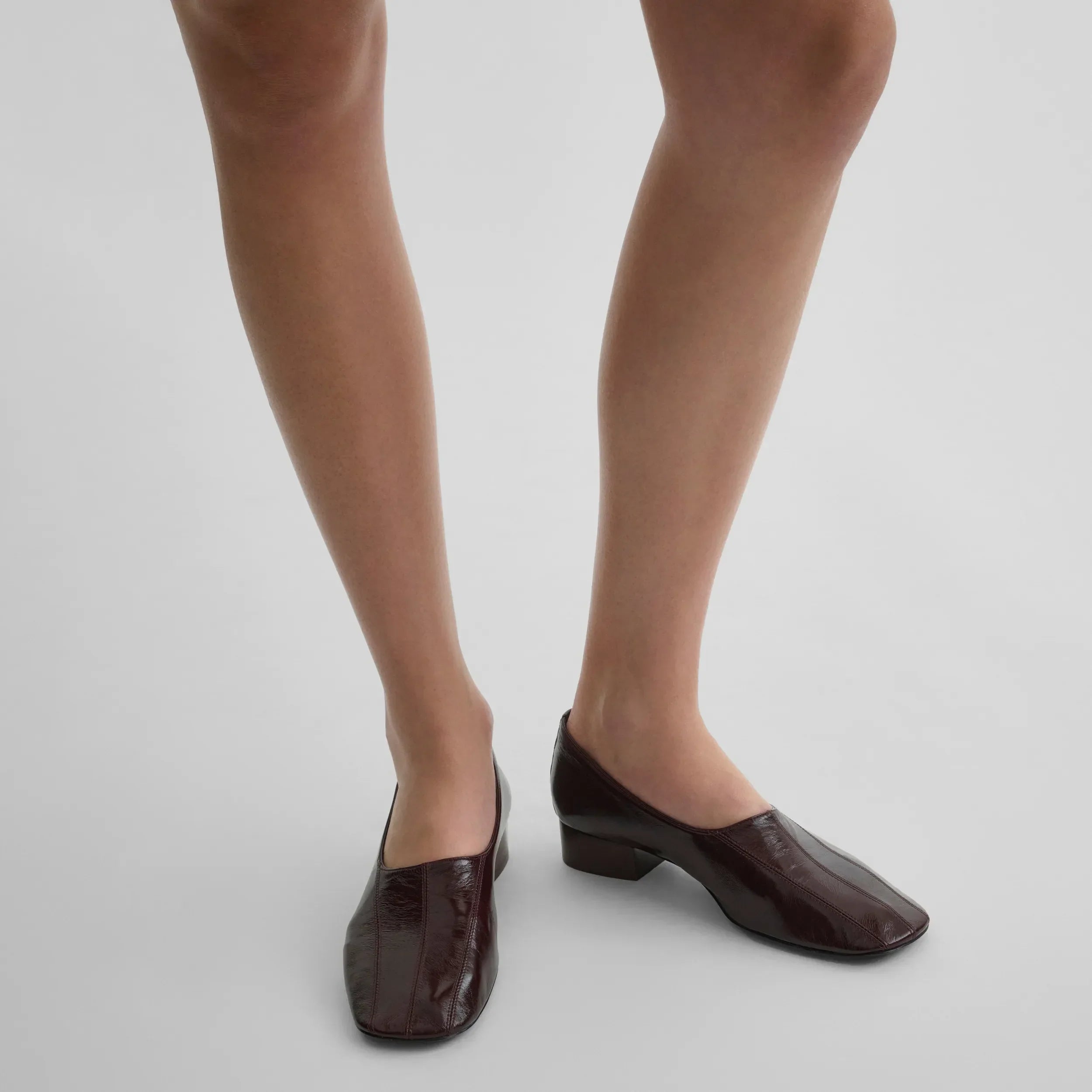 CLUB SLIPPER | oxblood shiny leather