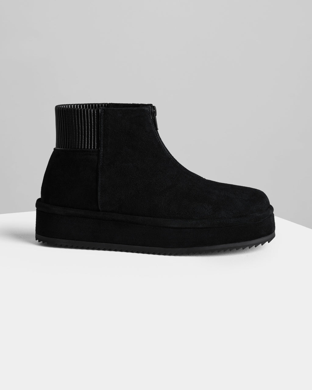 BUMPER BOOTIE | black leather