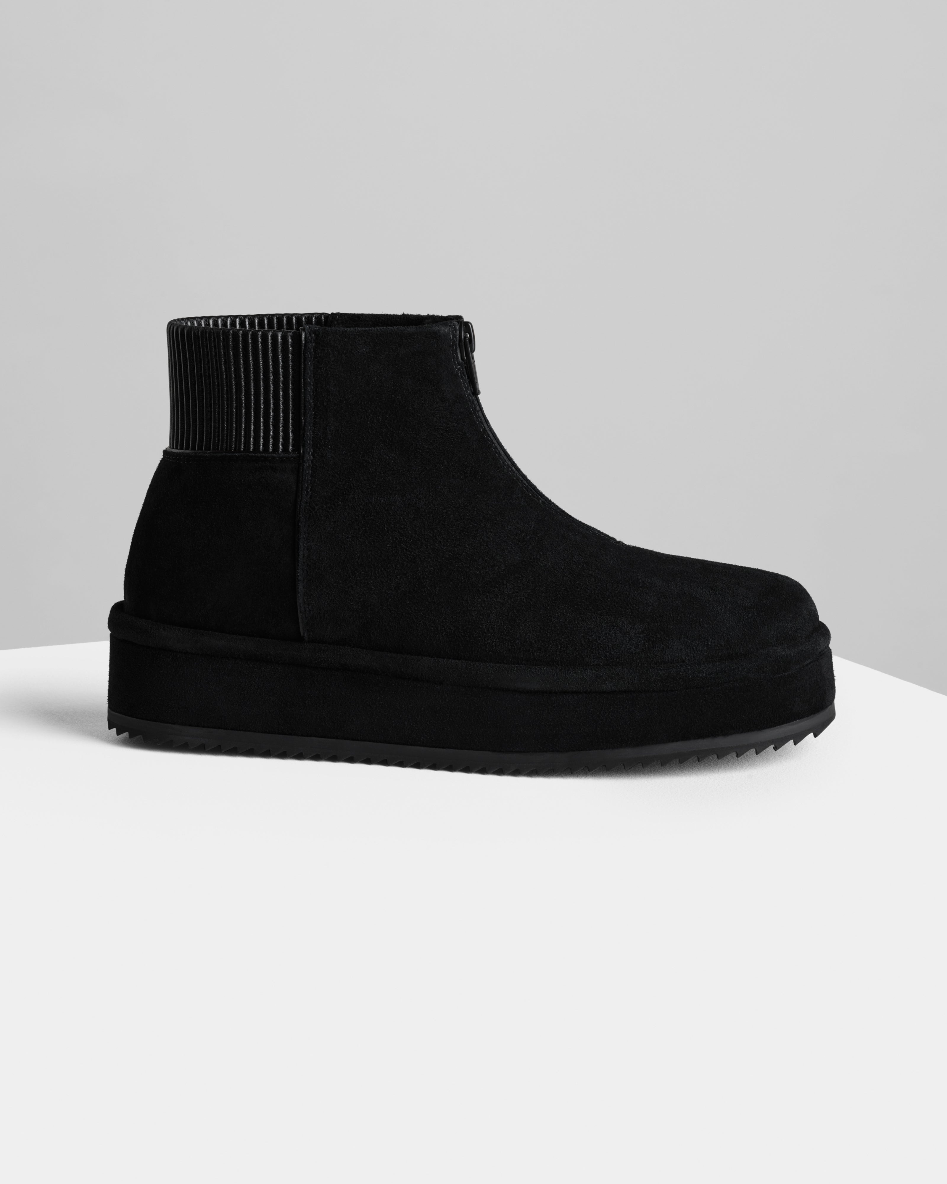 BUMPER BOOTIE | black leather