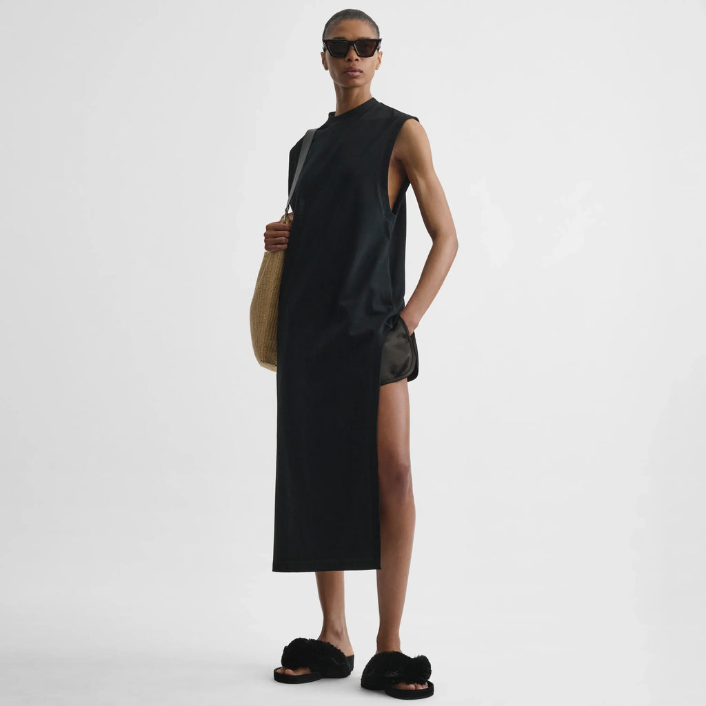 REVERSIBLE TRAIN TANK | black cotton