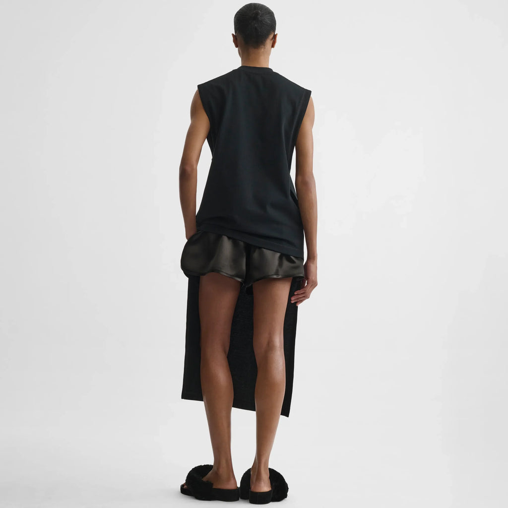 REVERSIBLE TRAIN TANK | black cotton