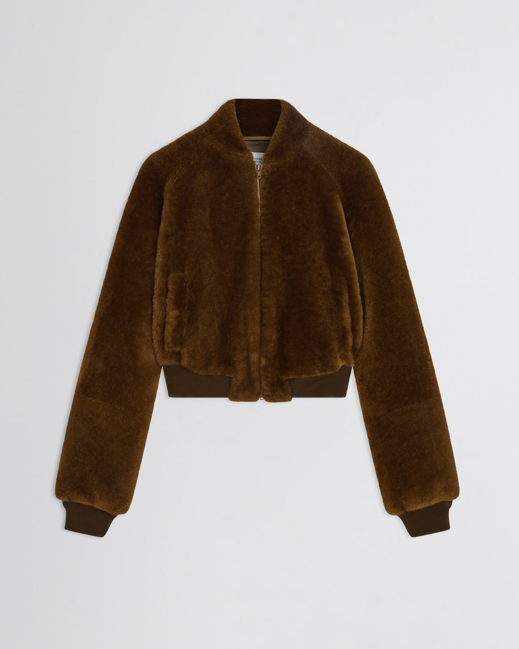 SUPER SOFT BOMBER JACKET | ginger shearling