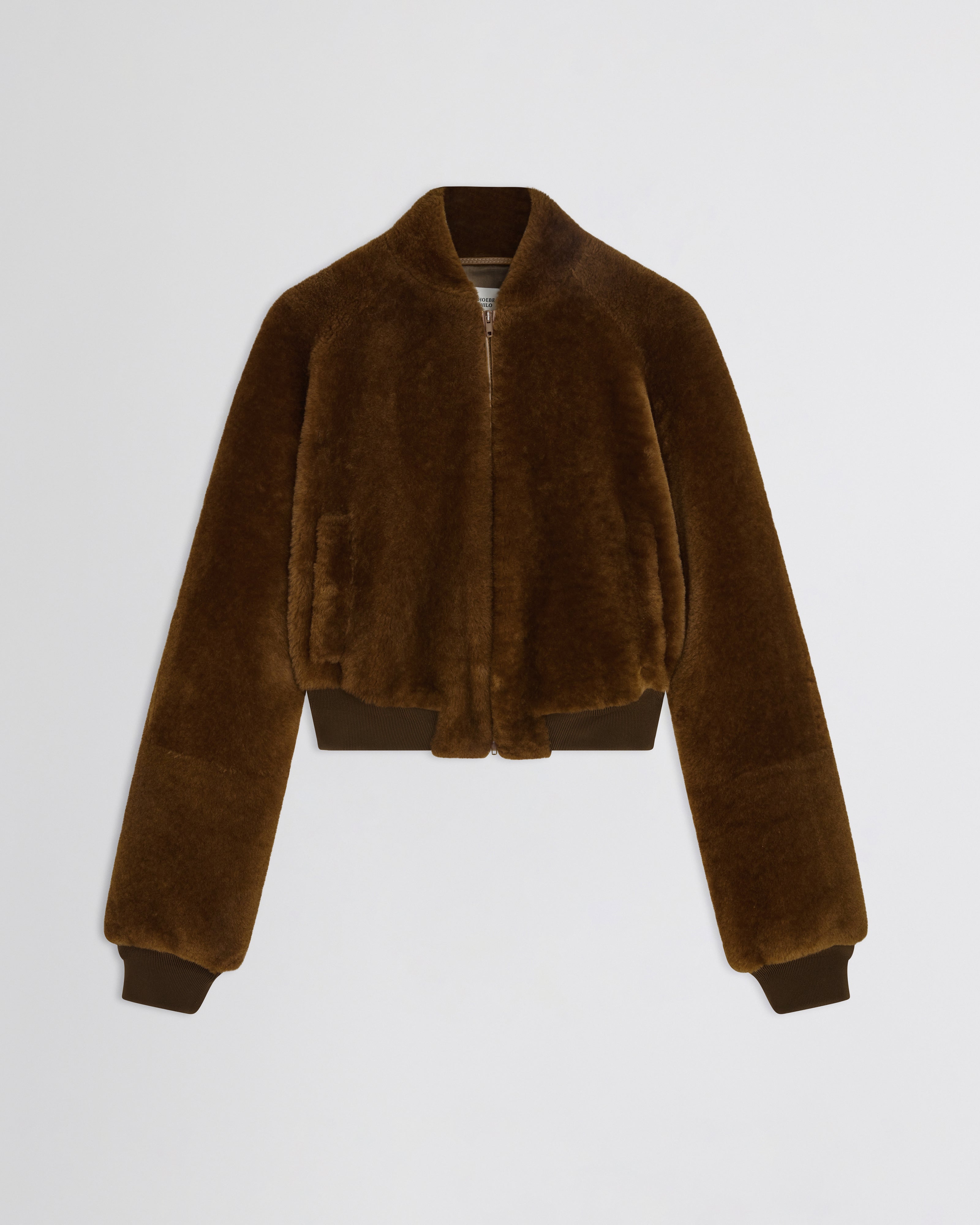 SUPER SOFT BOMBER JACKET | ginger shearling