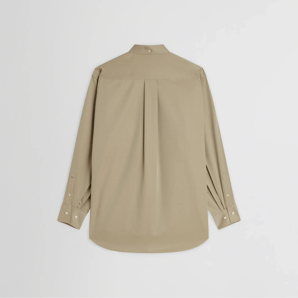 BUTTON COLLAR SHIRT | trench cotton