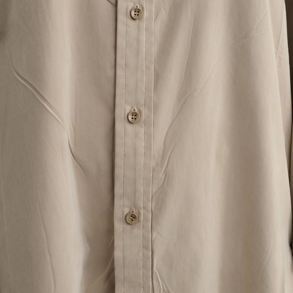 ELONGATED SHIRT | trench poly-twill