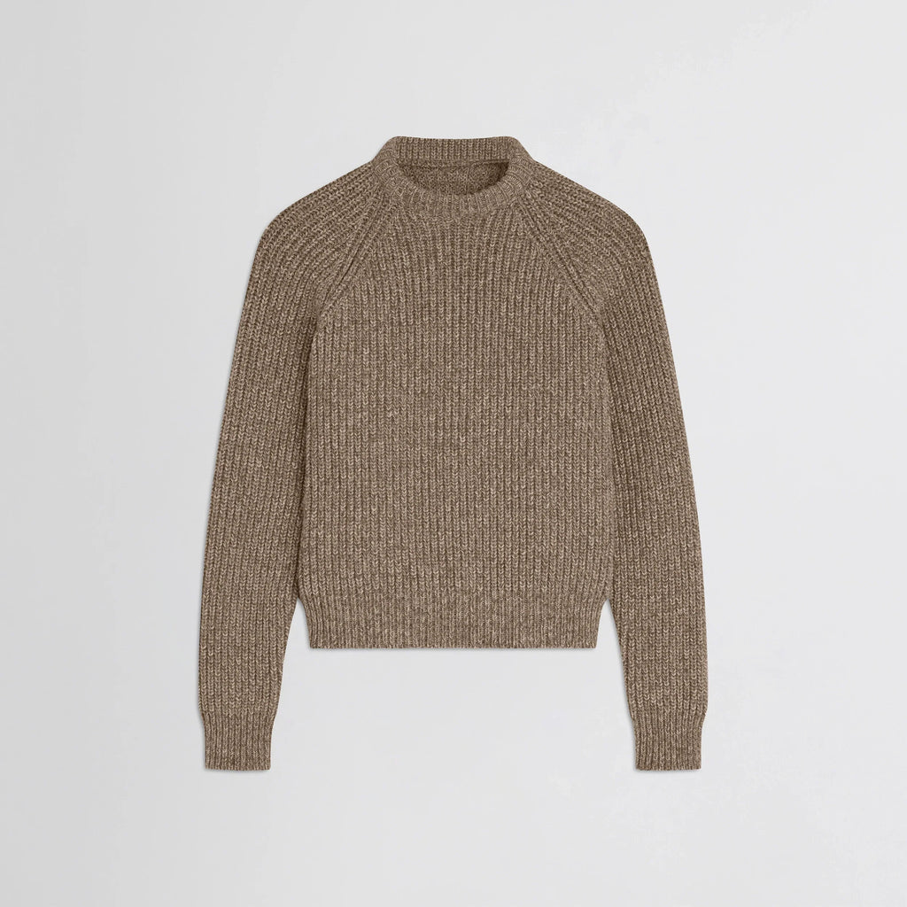 MOULINE JUMPER | camel wool