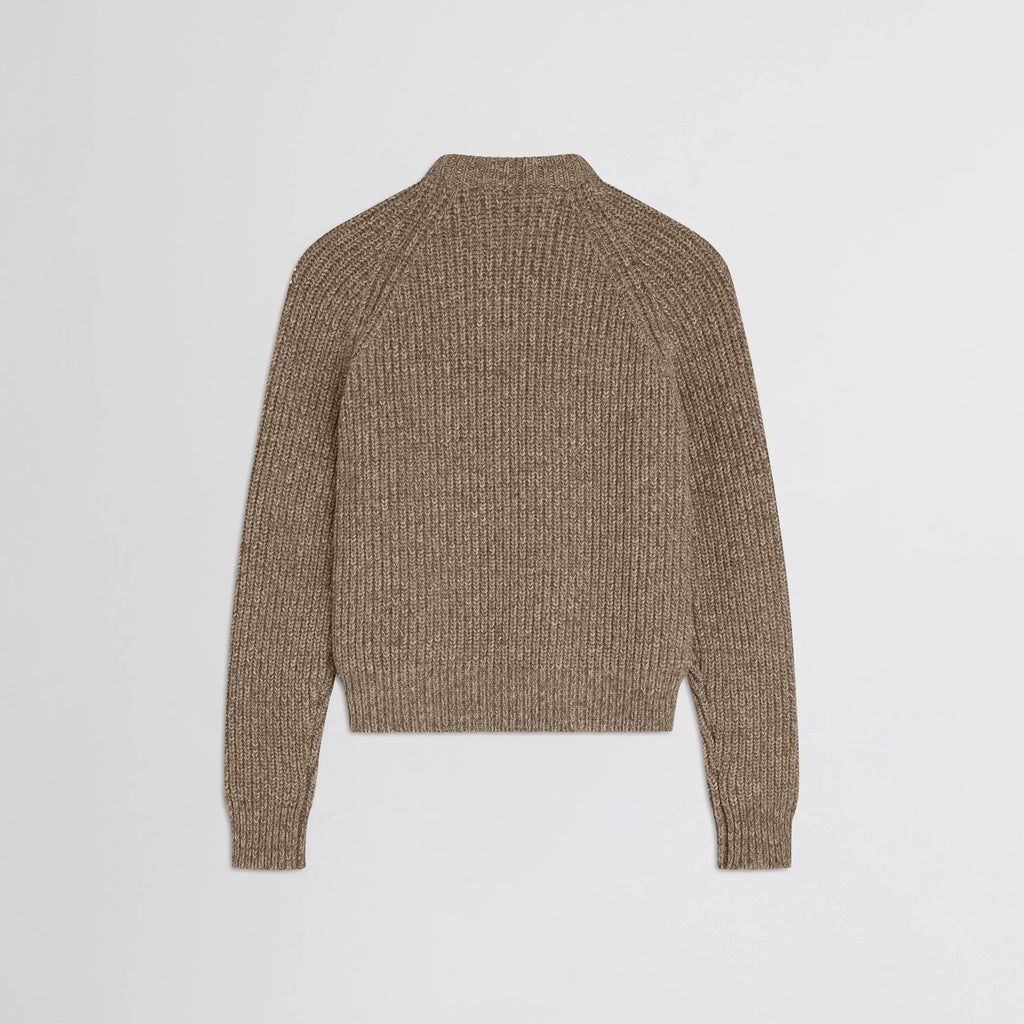 MOULINE JUMPER | camel wool