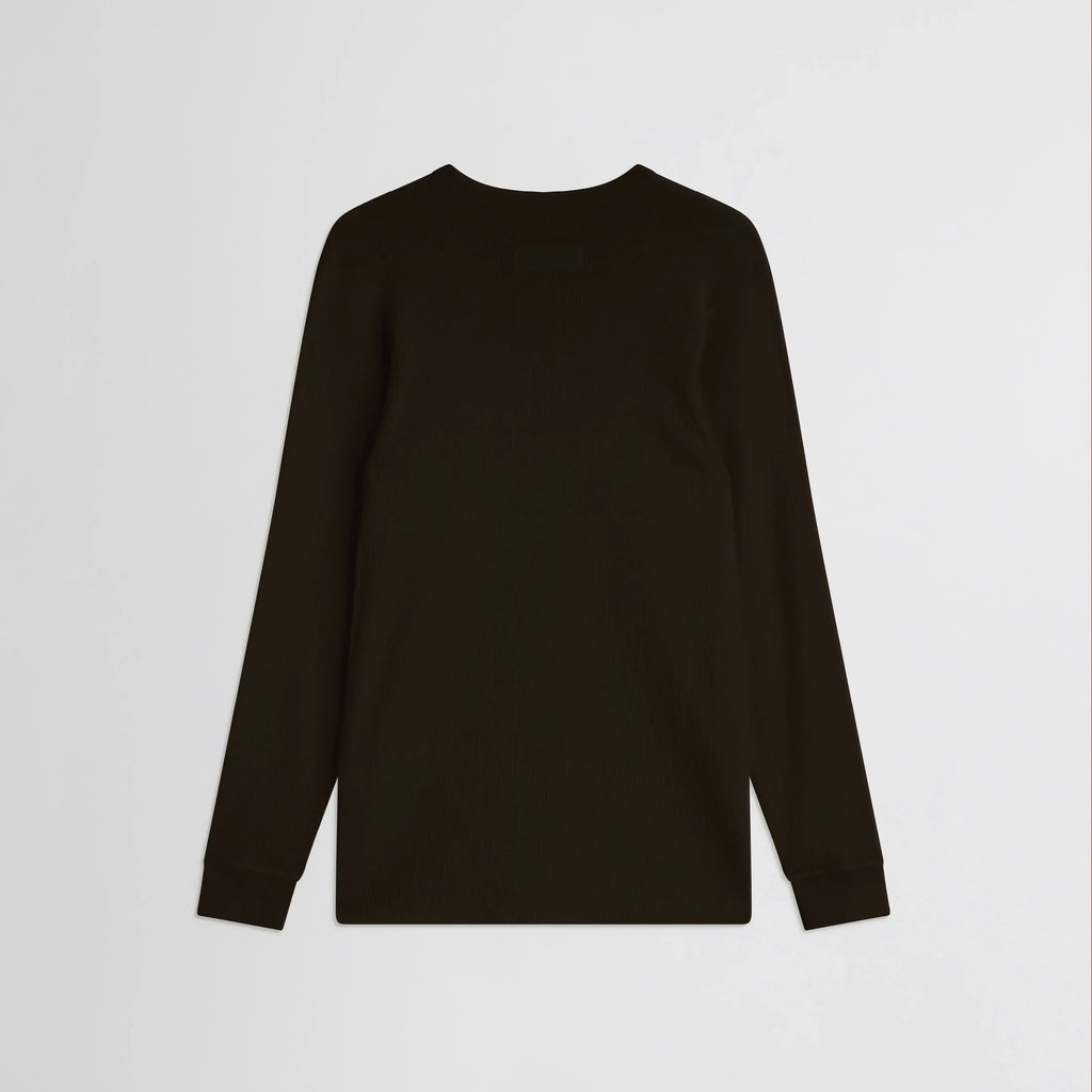 BATWING CREWNECK | dark khaki wool