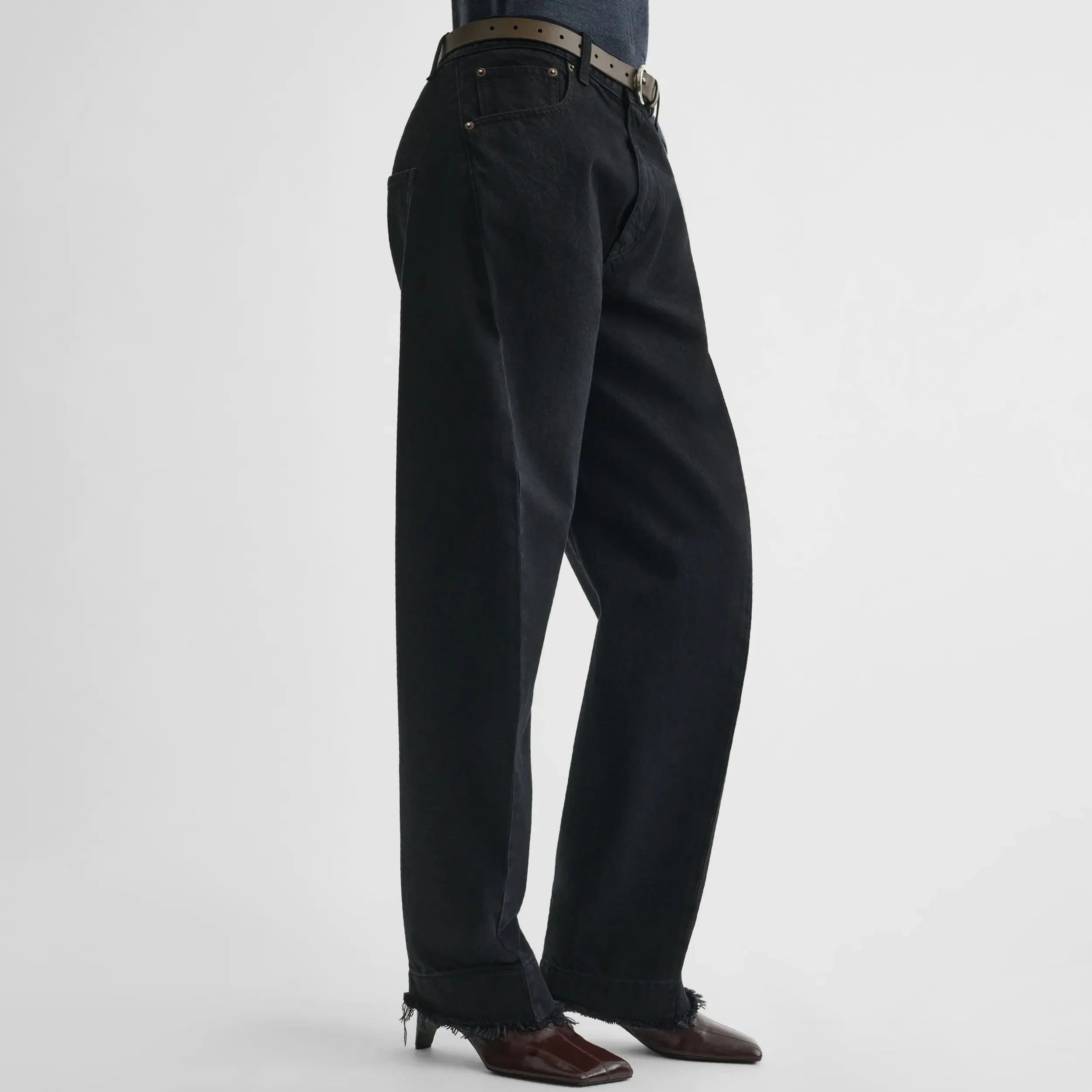ARCH JEANS | black cotton
