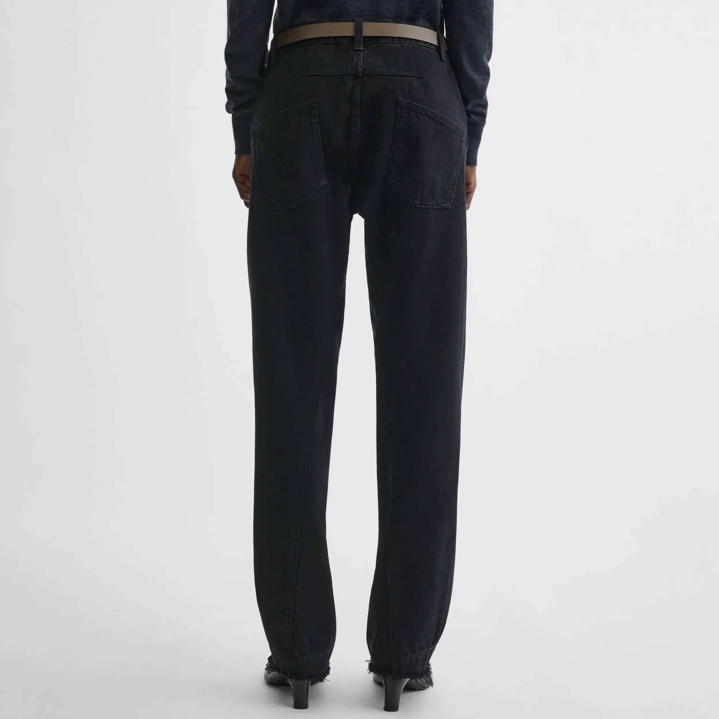 ARCH JEANS | black cotton