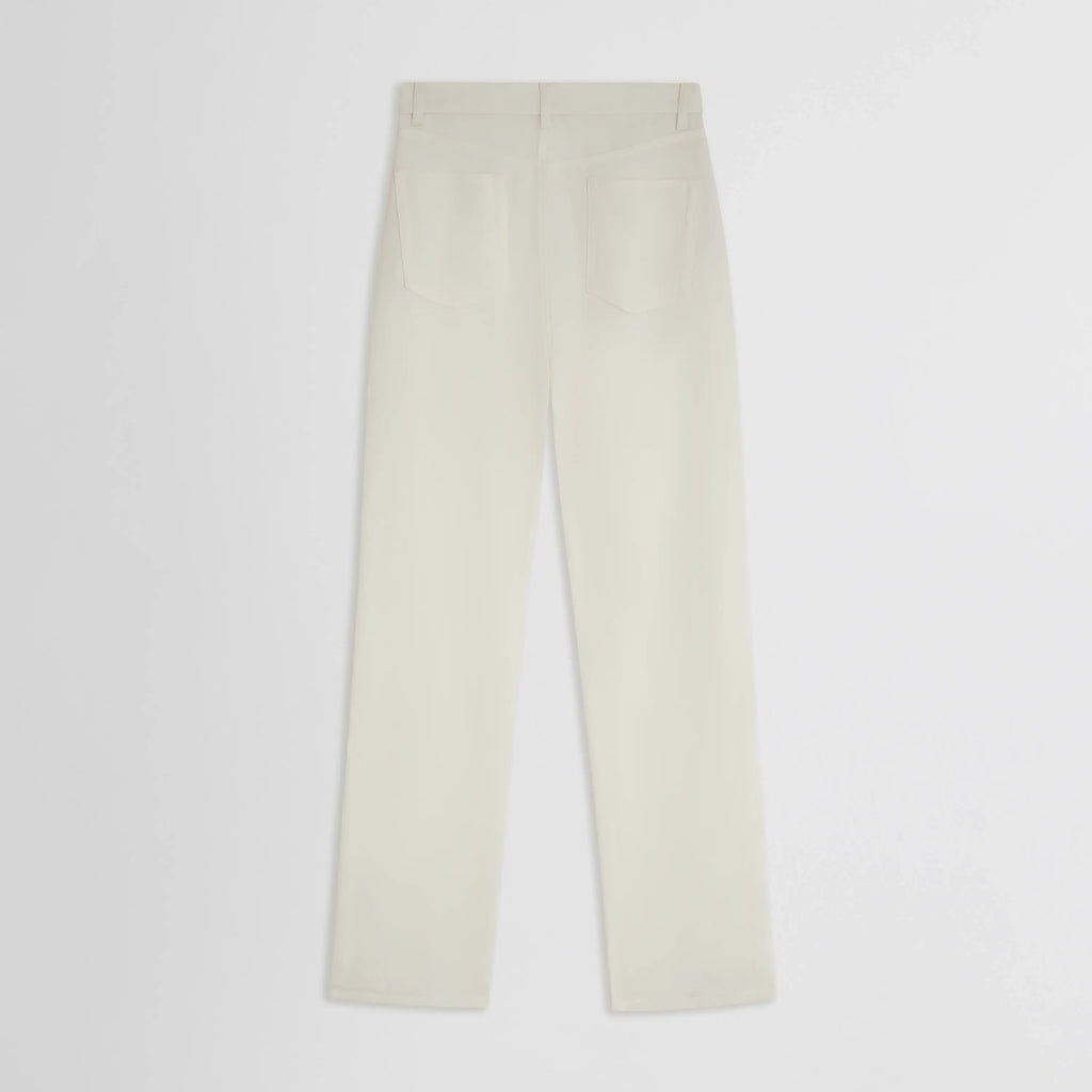 CLASSIC JEANS | off white silk viscose