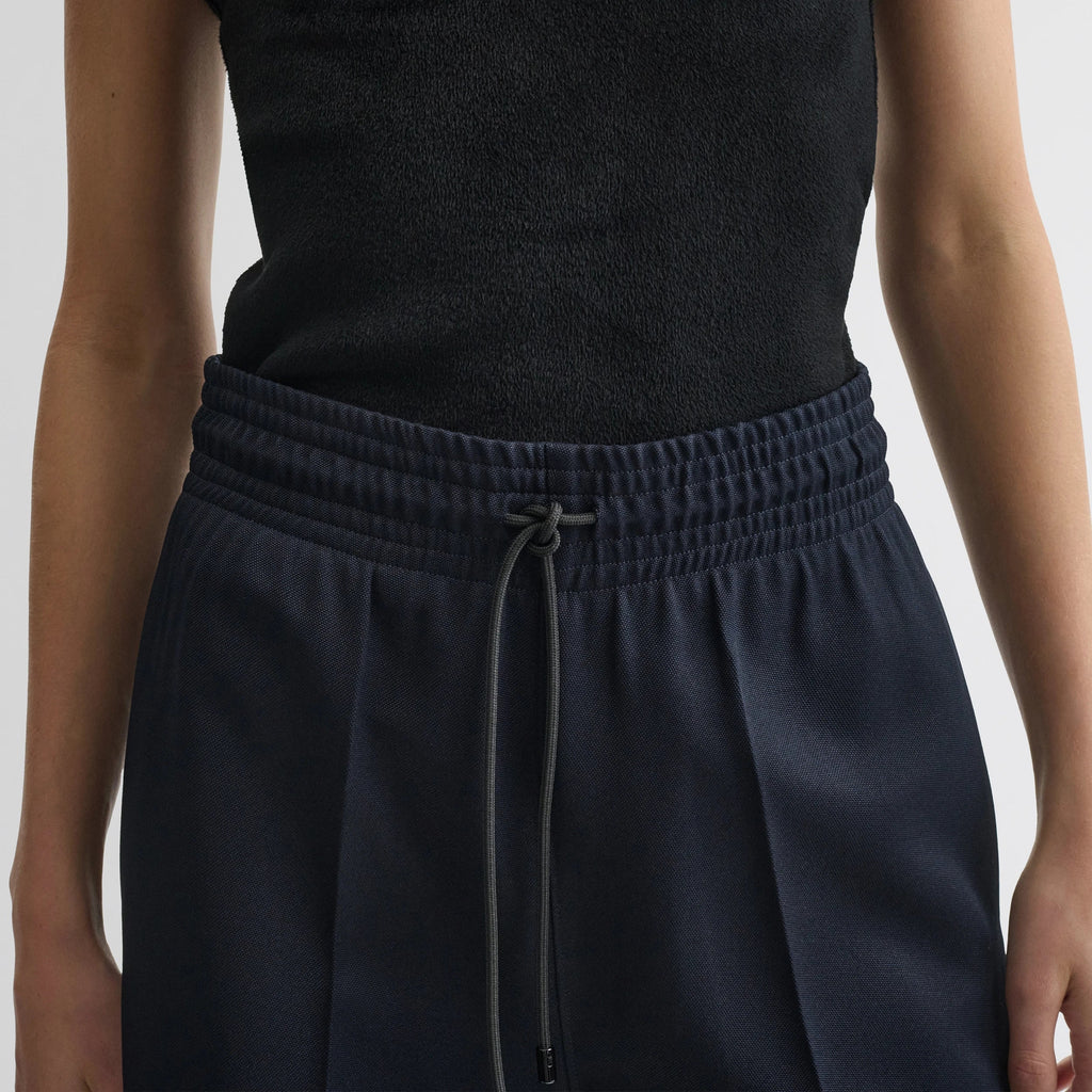 TRACK TROUSERS | navy polyester