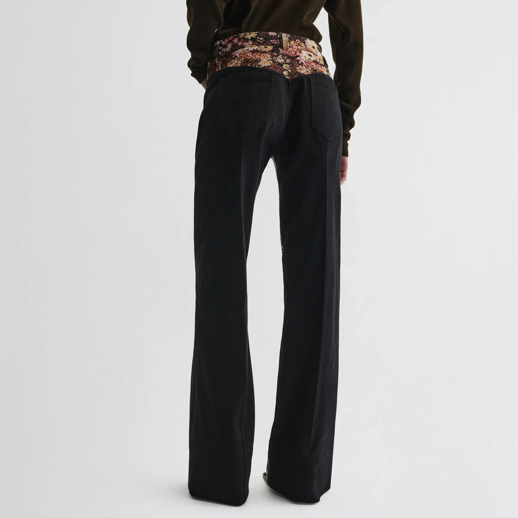 TAPESTRY TROUSERS | black cotton