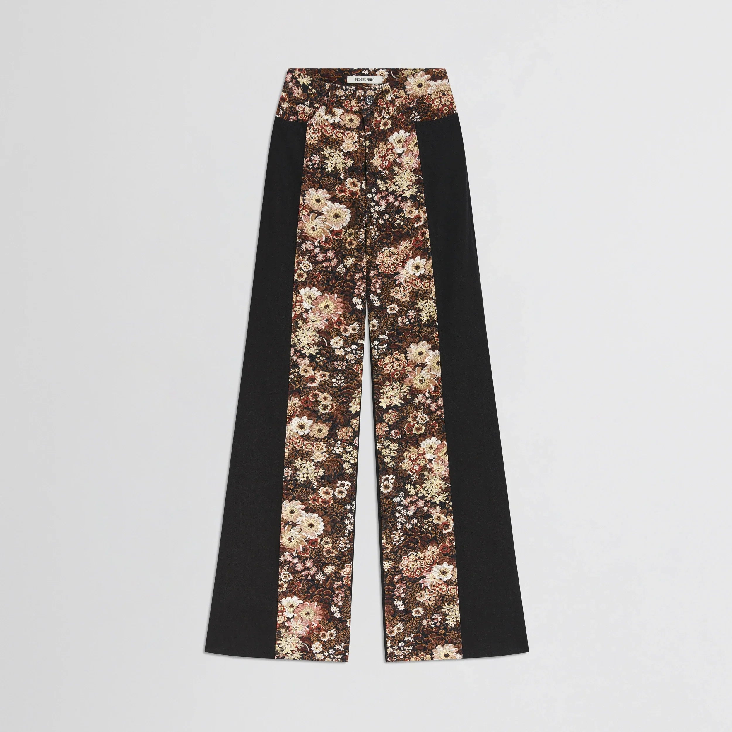 TAPESTRY TROUSERS | black cotton