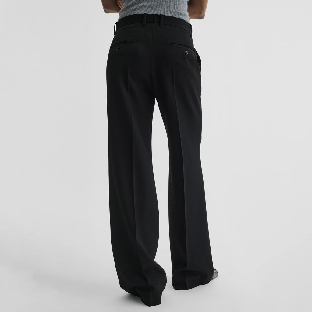 BOYISH TAILORED TROUSERS | black wool