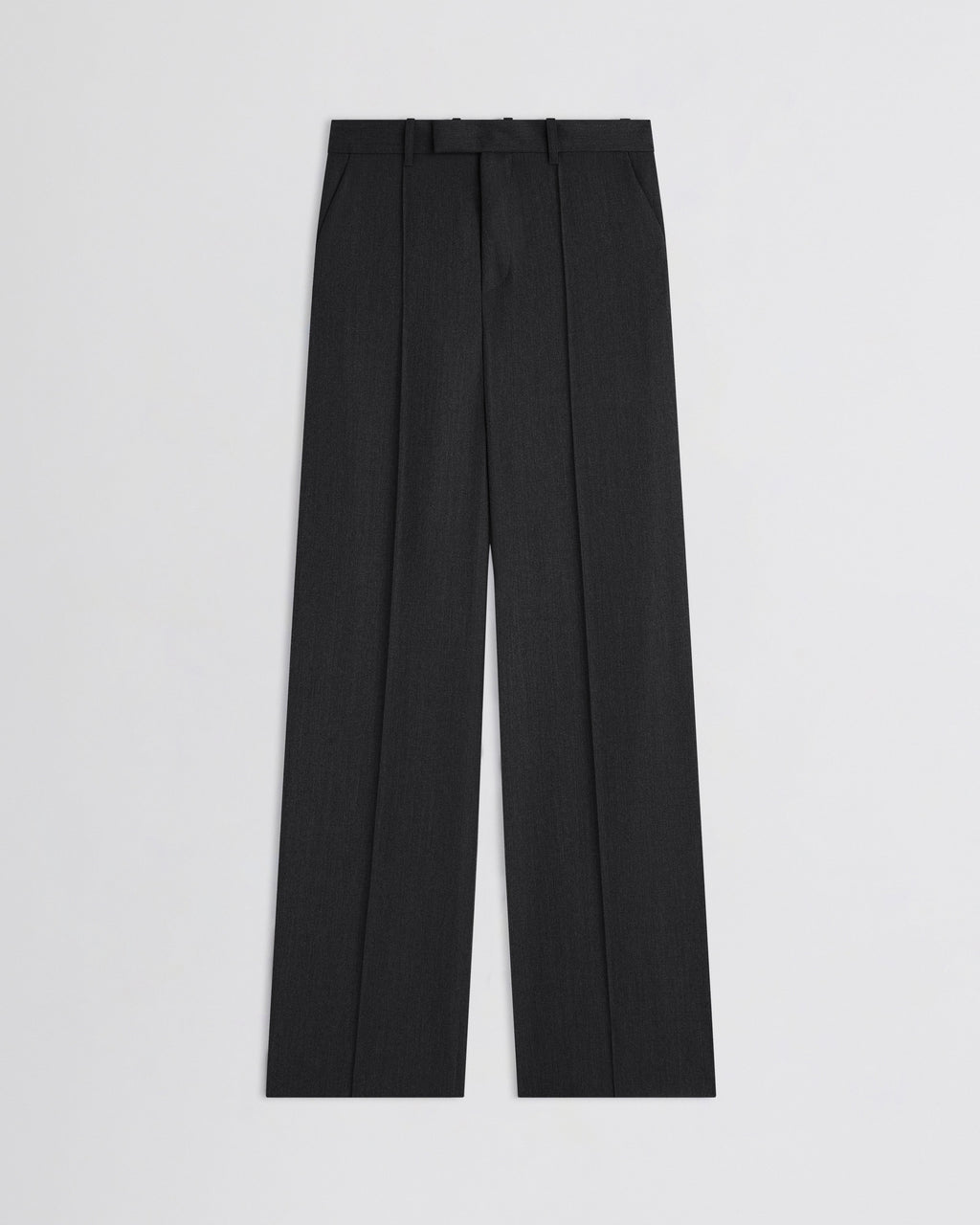 BOYISH TAILORED TROUSERS | charcoal wool
