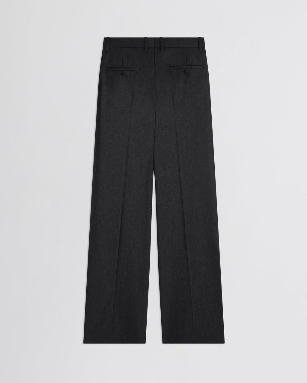 BOYISH TAILORED TROUSERS | charcoal wool