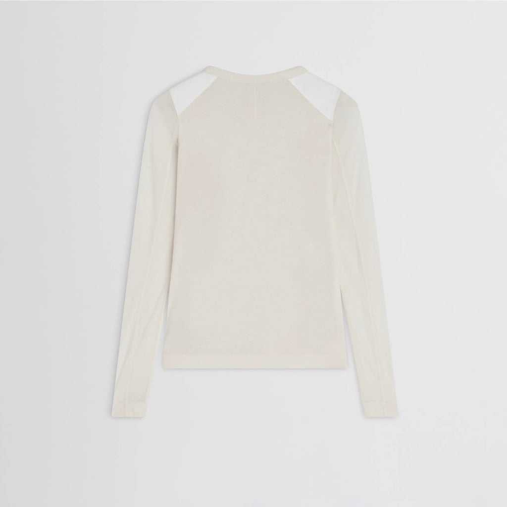 CREWNECK TOP | ivory cotton
