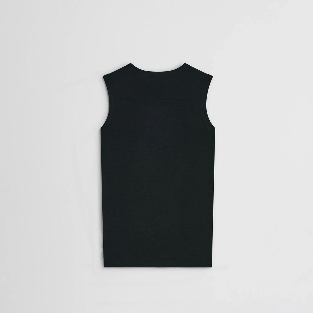 UNDERPINNING TANK TOP | black cotton