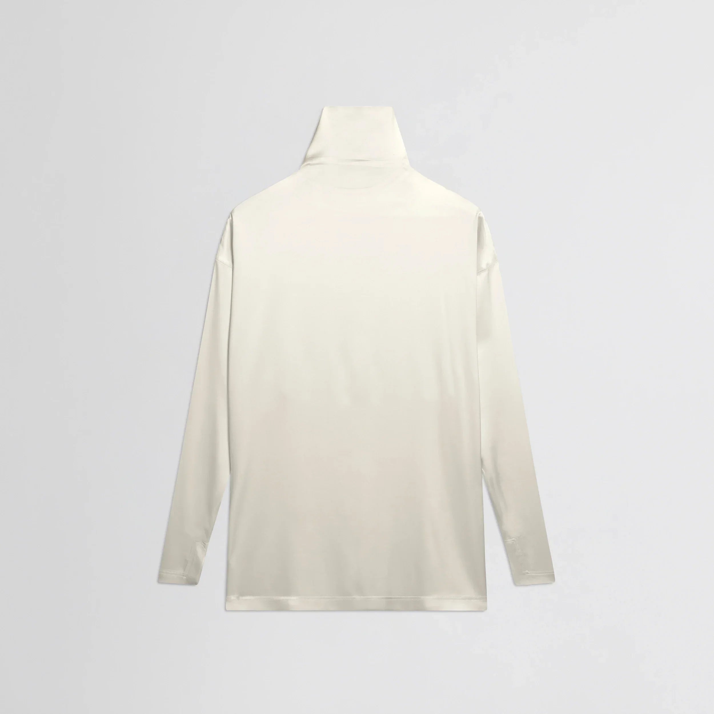 LIQUID KNOT COLLAR TOP | cream silk