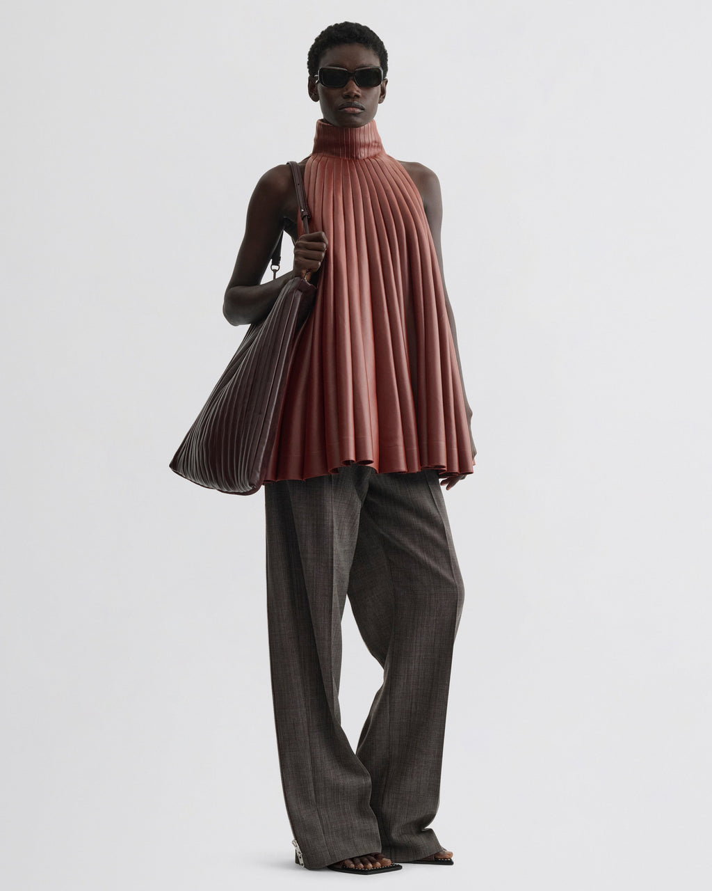 ACCORDION TOP | brick bonded jersey