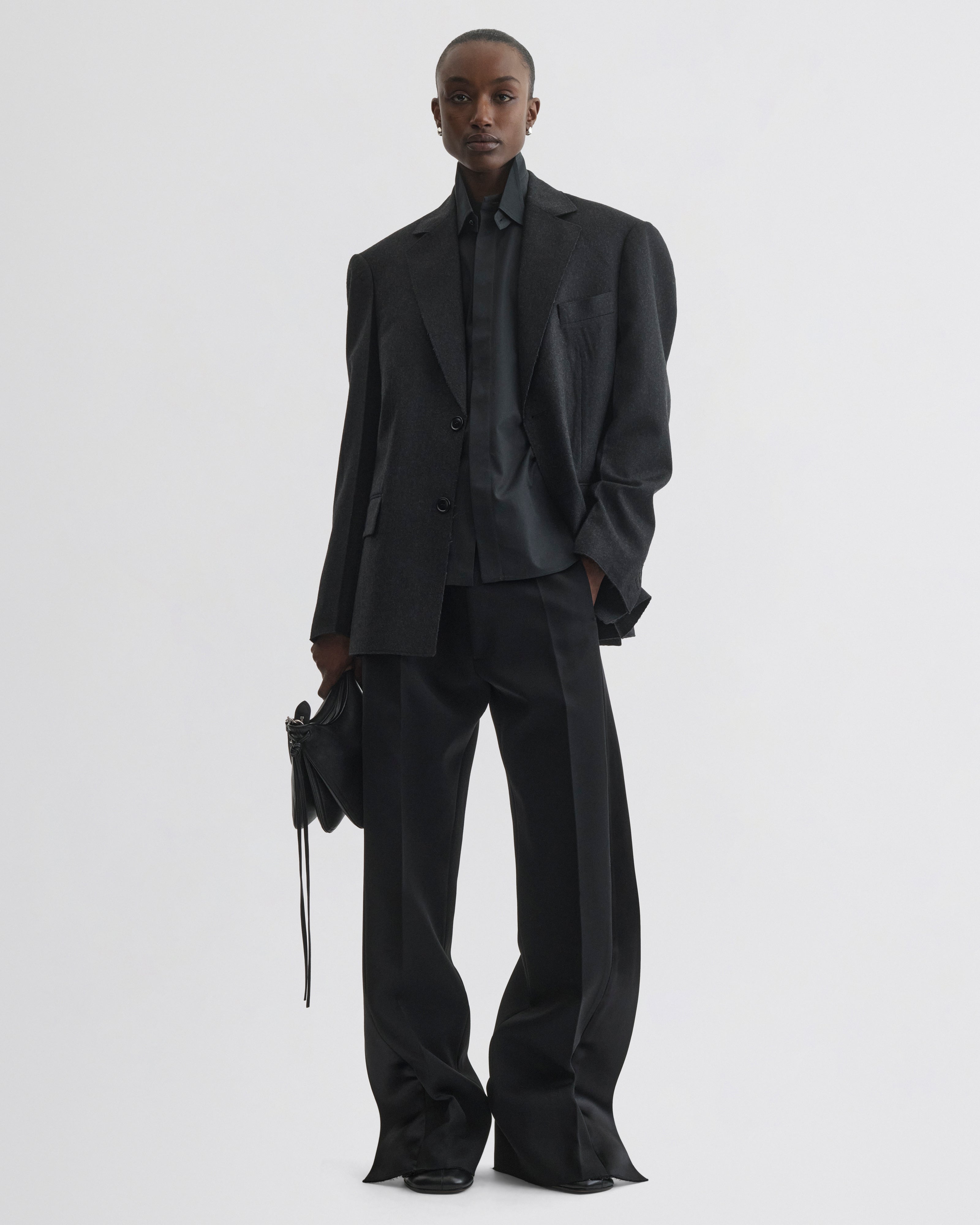 TUXEDO JACKET | anthracite wool