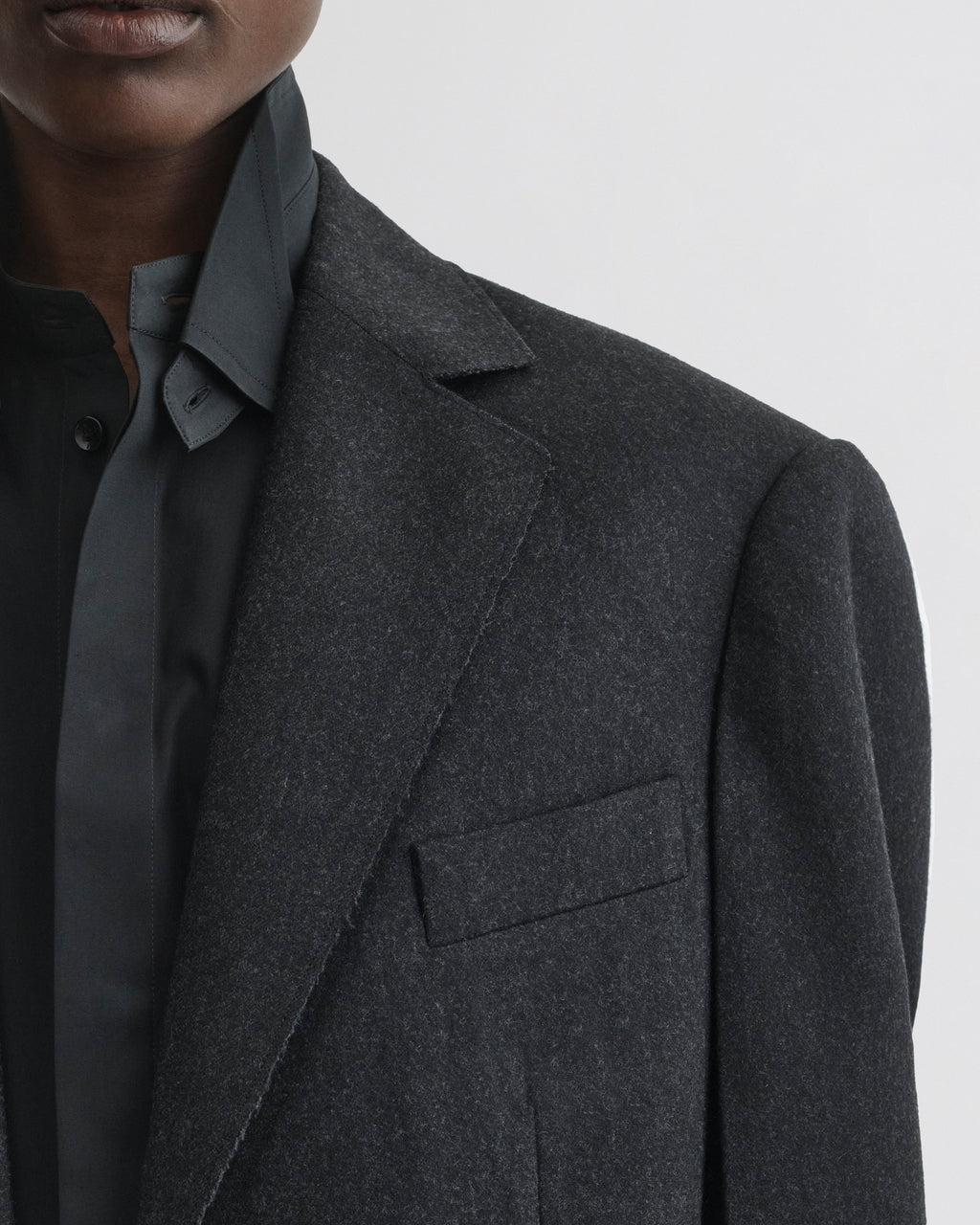 TUXEDO JACKET | anthracite wool