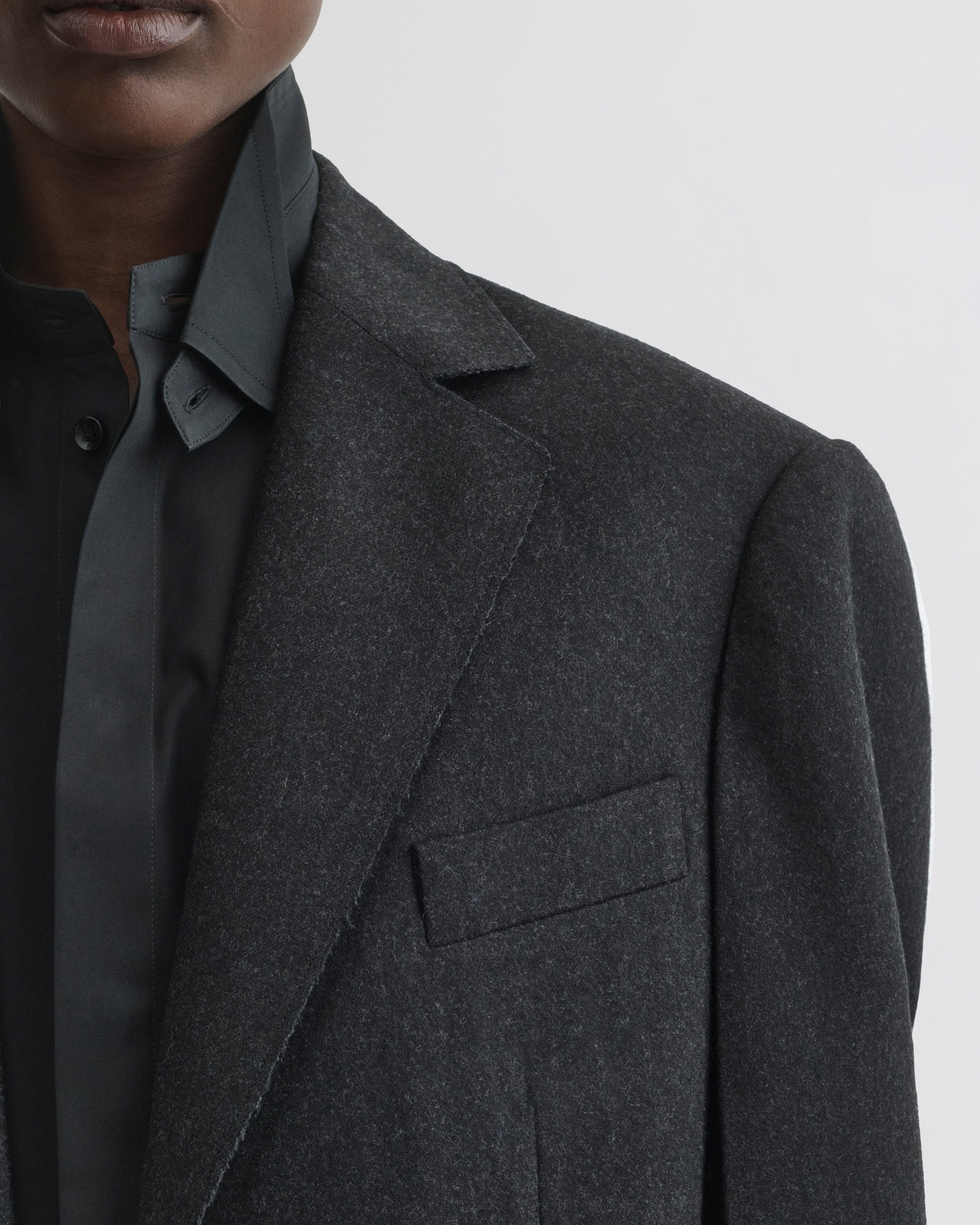 TUXEDO JACKET | anthracite wool